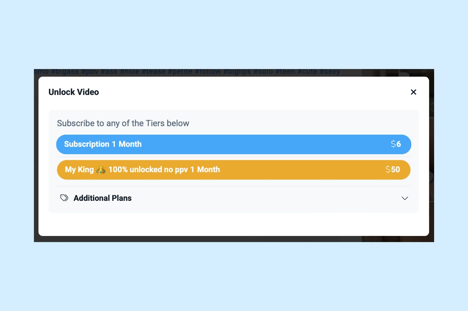Fansly subscription tiers with different pricing plans and content access