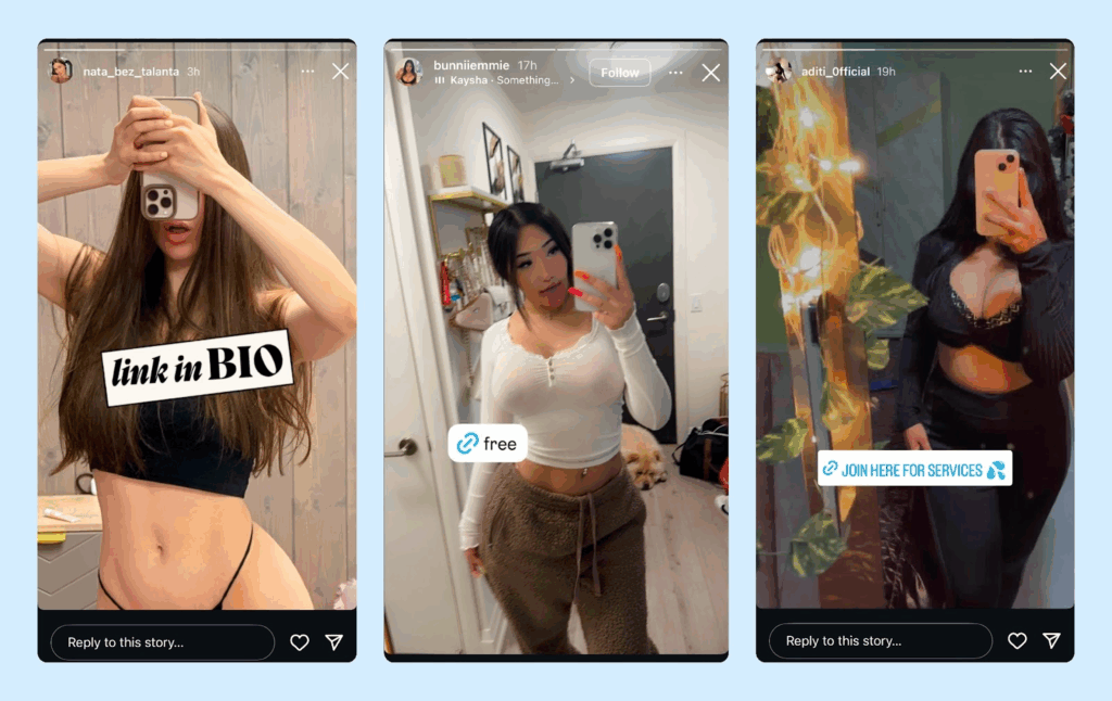 трафик с Instagram на fansly
