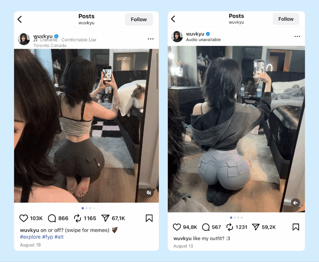 трафик с Instagram на Fansly