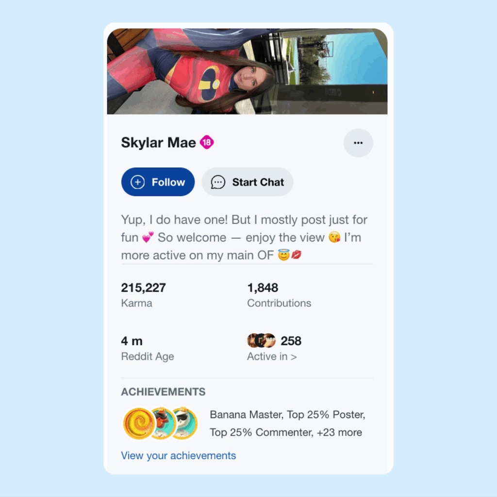Аккаунт Reddit на Onlyfans