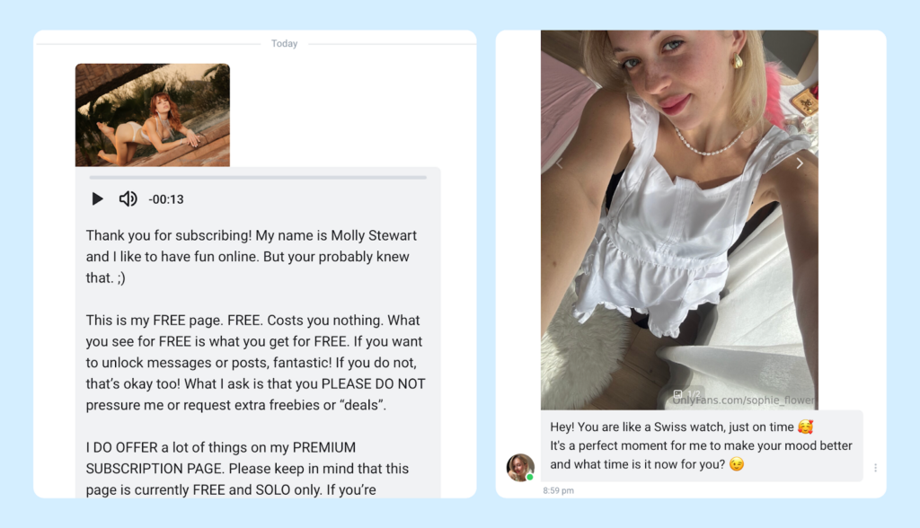 Автоматические сообщения на OnlyFans: зачем они нужны, как работают и какие есть виды
